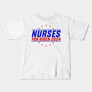 Nurses For Biden 2024 Kids T-Shirt